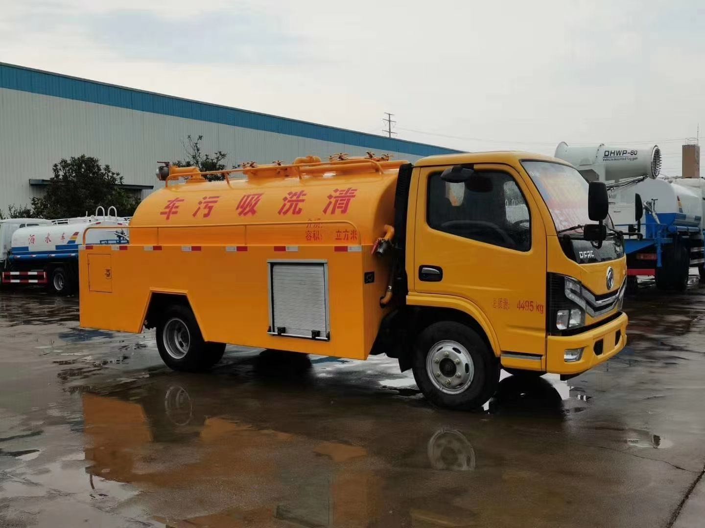 新款東風多利卡藍牌高壓清洗吸污車首選