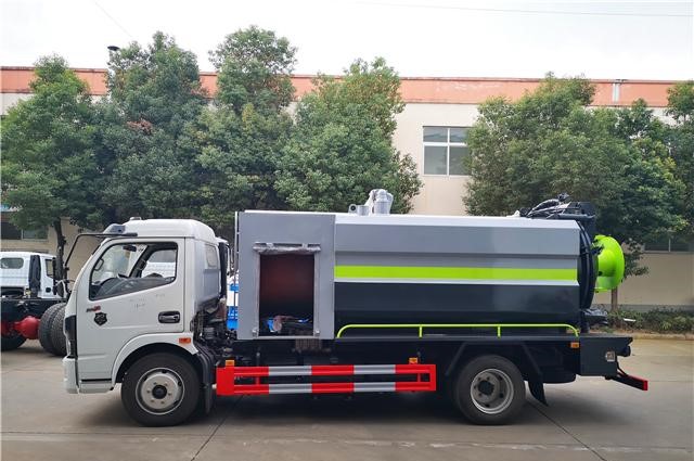 程力專用車環(huán)保免征齊全的國六東風清洗吸污車核心參數(shù)配置