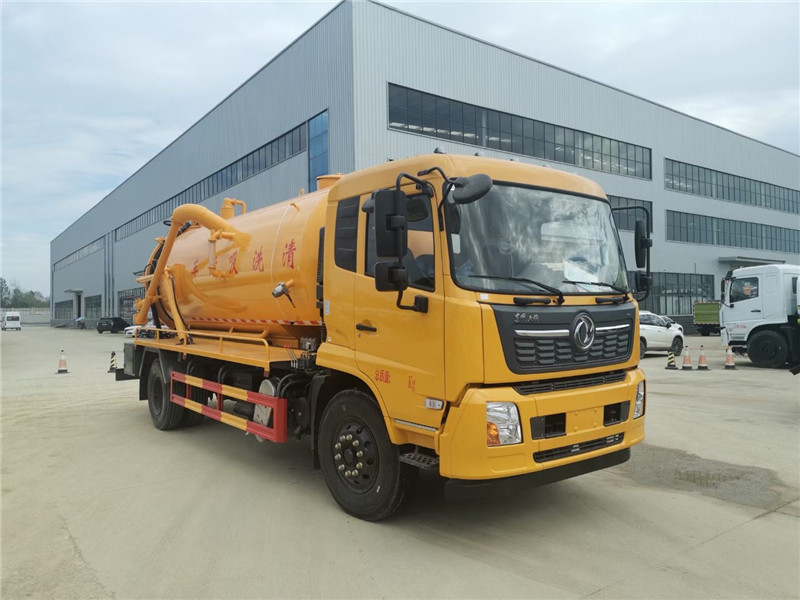 國六天錦清洗吸污車考慮用戶實際需求，追求個性化高品質的專用車