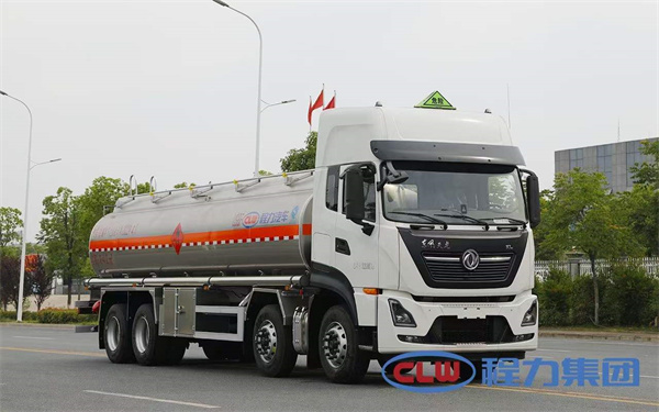 國(guó)六東風(fēng)天龍前四后八鋁合金運(yùn)油車(chē)